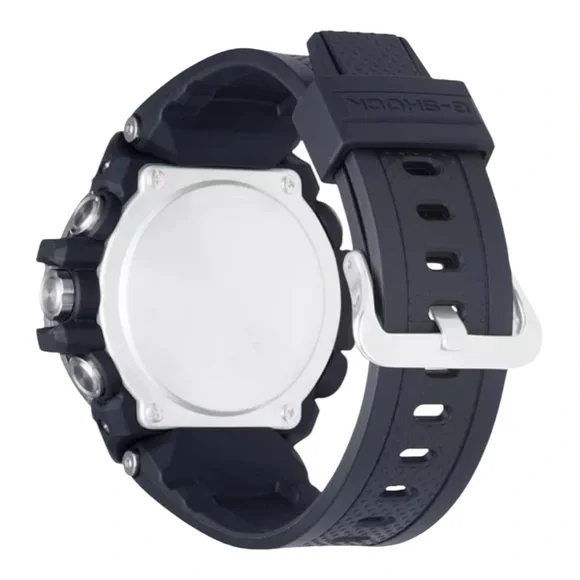 Casio G-Shock Men’s Black Resin Strap and Silver Tough Solar Watch - Picture 4 of 9